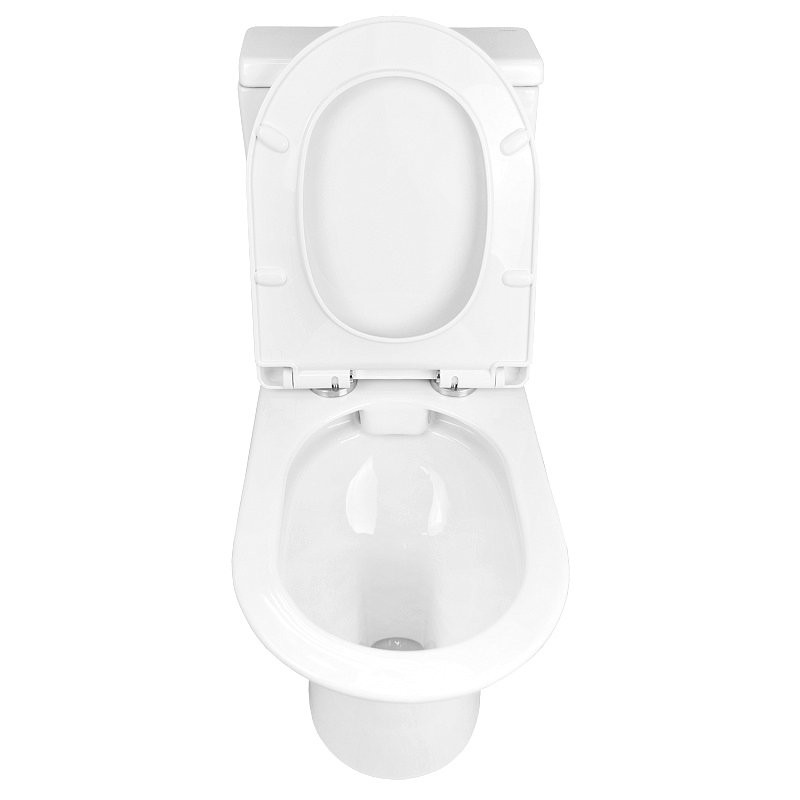 Унитаз-компакт напольный AZARIO Fretta AZ-1223 крышка-сиденье дюропласт, глянцевый белый