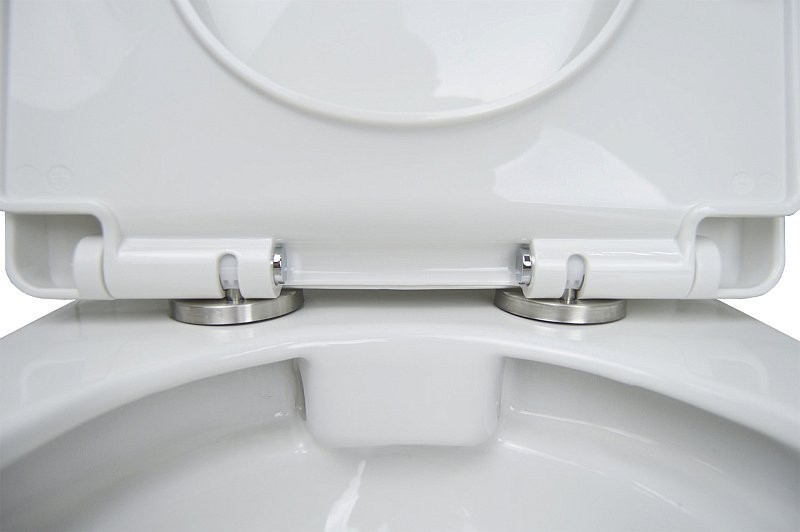 Унитаз-компакт напольный AZARIO Fretta AZ-1223 крышка-сиденье дюропласт, глянцевый белый