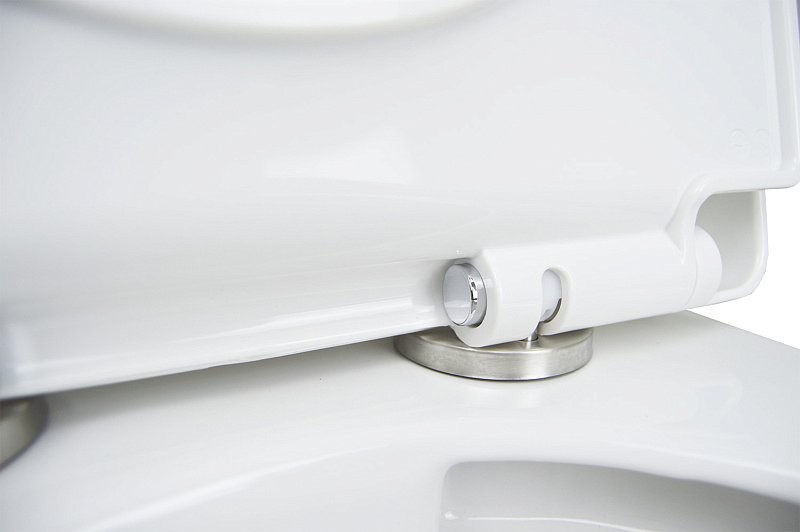 Унитаз-компакт напольный AZARIO Fretta AZ-1223 крышка-сиденье дюропласт, глянцевый белый