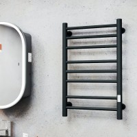Полотенцесушитель электрический Bauedge M0029 50х80 R черный матовый