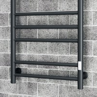 Полотенцесушитель электрический Bauedge M0029 50х80 R черный матовый