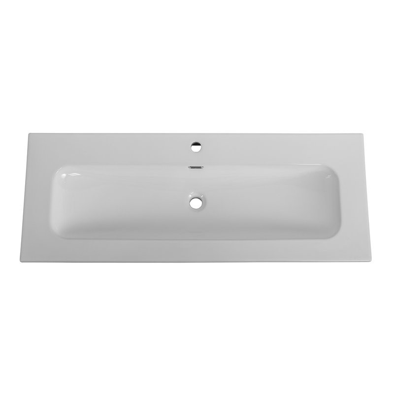 Тумба с раковиной Cezares Duet 120 ясень белый софт, раковина Cezares CZR-8073-120