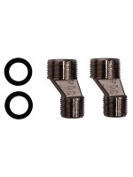 Смеситель с длинным изливом для ванны AZARIO Conda AZ-K1711MG золото матовое Смеситель с длинным изливом для ванны AZARIO Conda AZ-K1711MG золото матовое