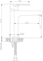 Смеситель для раковины Rossinka RS33 RS33-13