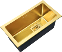 Дополнительная мойка Zorg Inox PVD SZR-2344-G BRONZE