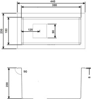 Дополнительная мойка Zorg Inox PVD SZR-2344-G BRONZE