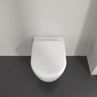 Унитаз подвесной Villeroy & Boch Skyla 5656CL01 безободковый, сиденье с микролифтом, альпийский белый