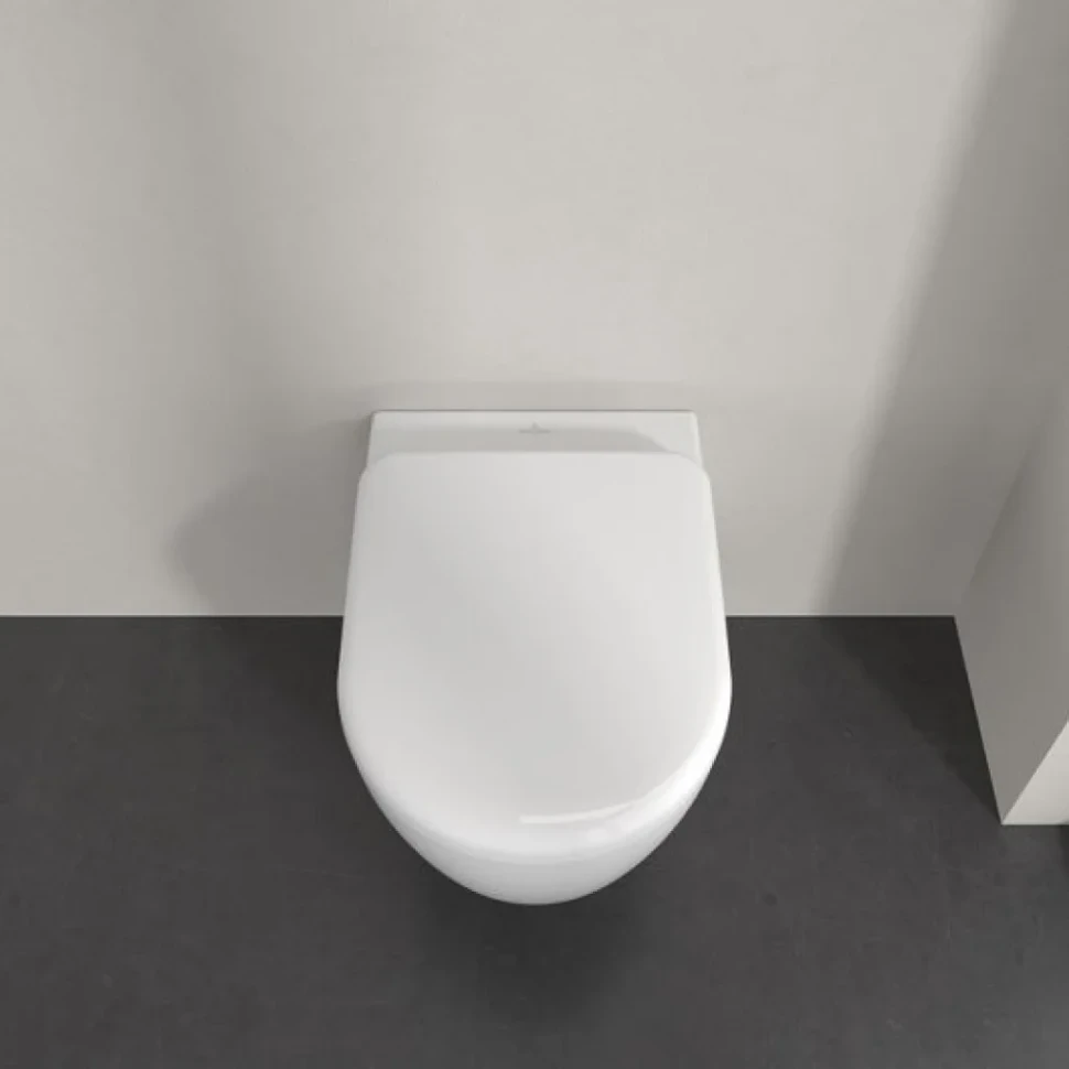 Унитаз подвесной Villeroy & Boch Skyla 5656CL01 безободковый, сиденье с микролифтом, альпийский белый