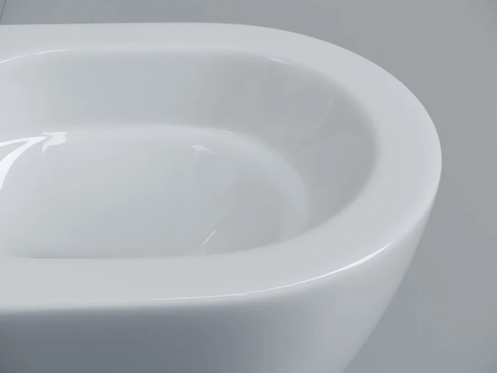 Унитаз подвесной Ceramicanova Alba, торнадо 3.0, сиденье микролифт, белый, CN11005T
