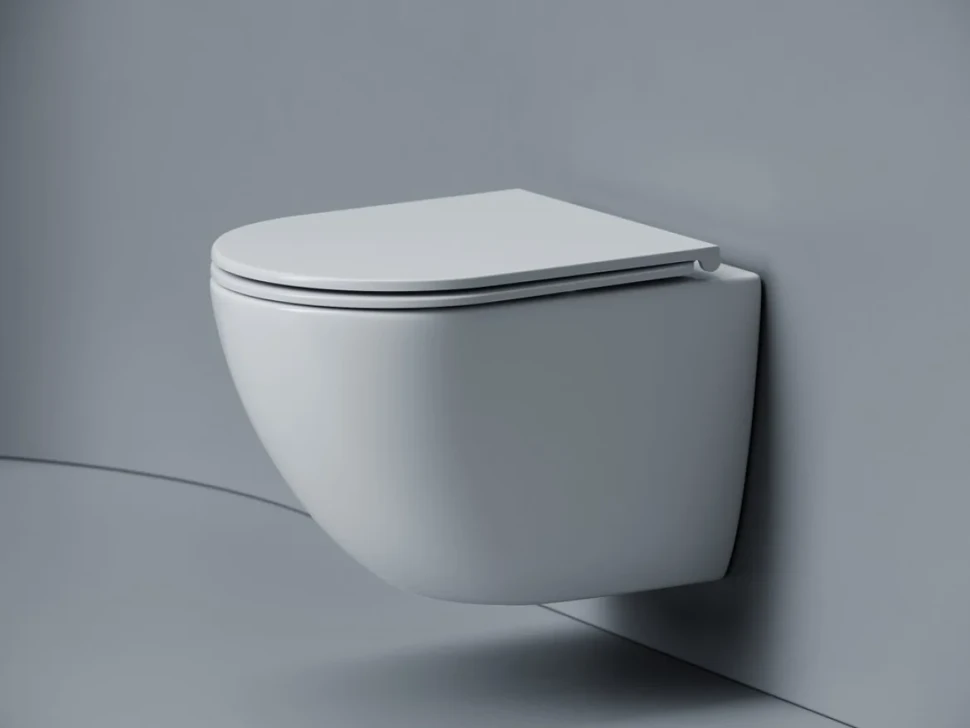 Унитаз подвесной Ceramicanova Alba, торнадо 3.0, сиденье микролифт, белый, CN11005T