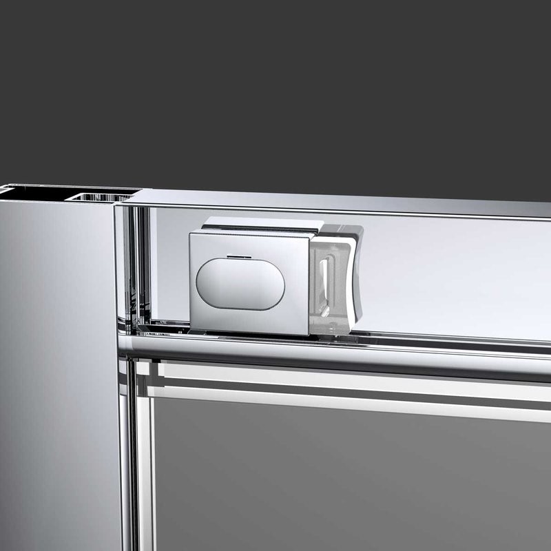 Душевой уголок Vincea Rapid VSS-3R80/90CL 80-90x80-90, профиль хром, стекло прозрачное