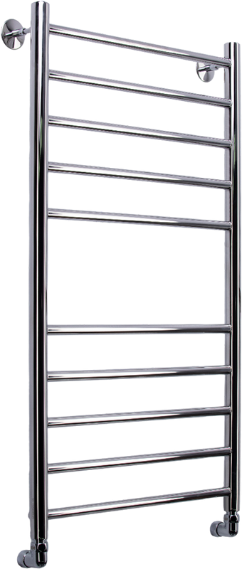 Полотенцесушитель водяной Comfysan Luce W-10 100х50 100x55 см, хром, лесенка