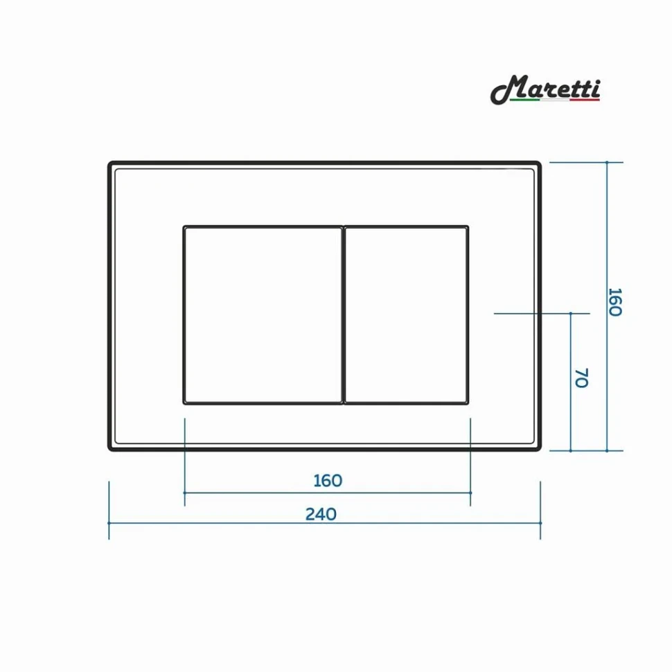 Комплект Maretti 3 в 1: унитаз UM10PBM76-844, инсталляция AC11P5211, кнопка AC12SF-015