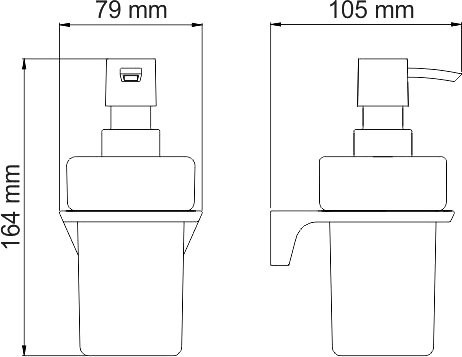 Дозатор Wasserkraft Glan K-5199