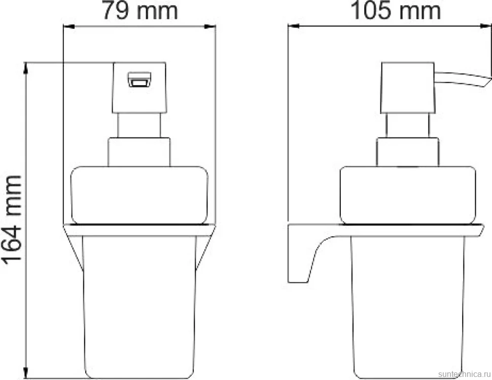 Дозатор Wasserkraft Glan K-5199