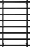 Полотенцесушитель водяной Secado Понтида 1 100x60 см, матовый черный, лесенка