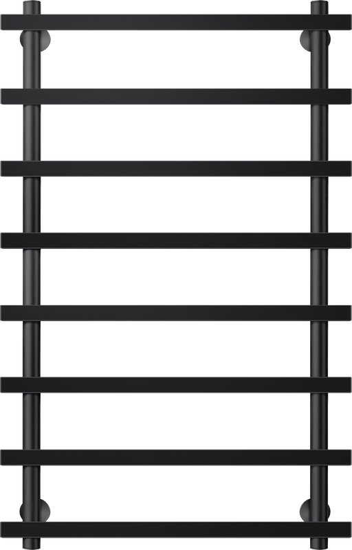 Полотенцесушитель водяной Secado Понтида 1 100x60 см, матовый черный, лесенка