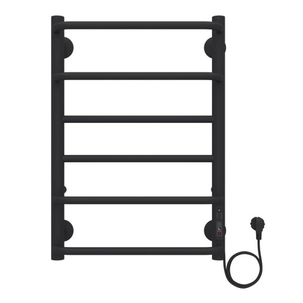 Полотенцесушитель электрический Azario MILAN 400/600 черный (AZ90846B)