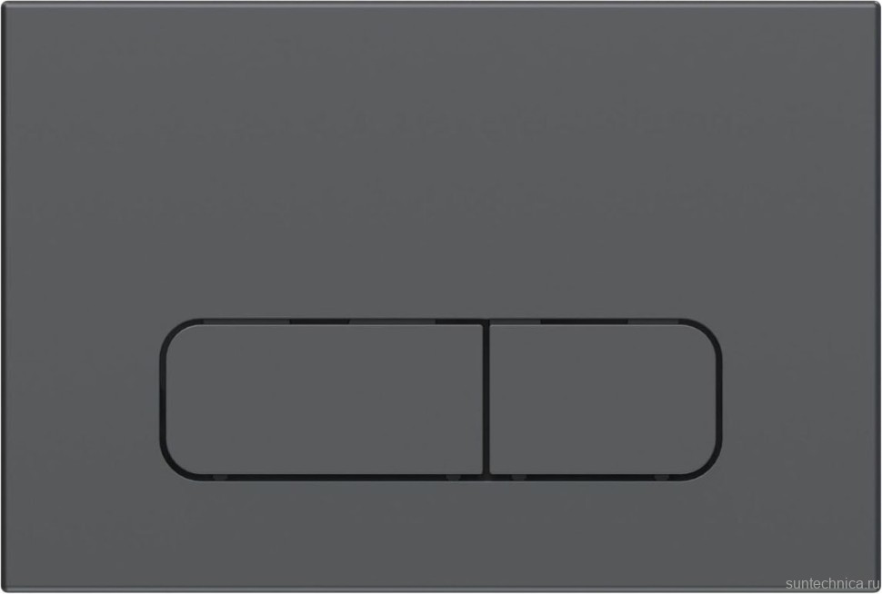 Система инсталляции для унитазов Vincea VIS-601 с кнопкой смыва VFP-002GM вороненая сталь