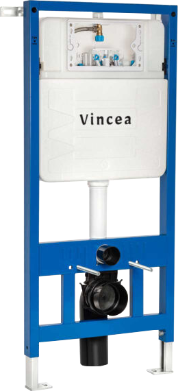 Система инсталляции для унитазов Vincea VIS-601 с кнопкой смыва VFP-002GM вороненая сталь