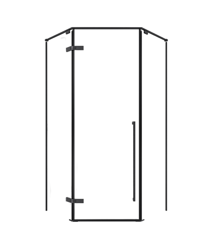 Душевой уголок Timo TTSSP-90/03C-8 90x90 см, профиль черный, стекло прозрачное