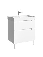 Тумба под раковину без столешницы Aqwella Vancouver 70 напольная, белая