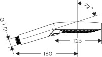 Душевая лейка Hansgrohe Raindance Select S 120 3jet  26530400