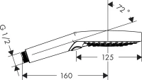 Душевая лейка Hansgrohe Raindance Select S 120 3jet 26530400 Душевая лейка Hansgrohe Raindance Select S 120 3jet 26530400