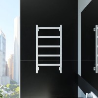 Полотенцесушитель электрический Grota Soffi K RAL9016 EL 43х80, матовый белый