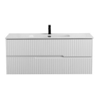 Мебель для ванной комнаты Cezares Duet 120 ясень белый софт, раковина Cezares CZR-8095-120