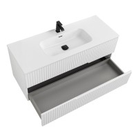 Мебель для ванной комнаты Cezares Duet 120 ясень белый софт, раковина Cezares CZR-8095-120