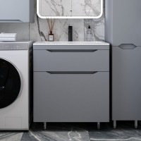 Тумба под раковину Style Line Марелла 70 напольная, антискрейтч, серая
