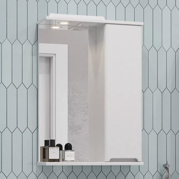 Зеркало-шкаф SanStar Адель 50 белое