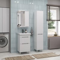 Зеркало-шкаф SanStar Адель 50 белое