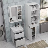 Зеркало-шкаф SanStar Адель 50 белое