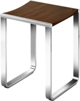Табурет Keuco Elegance 11682 хром, шпон грецкого ореха Табурет Keuco Elegance 11682 хром, шпон грецкого ореха
