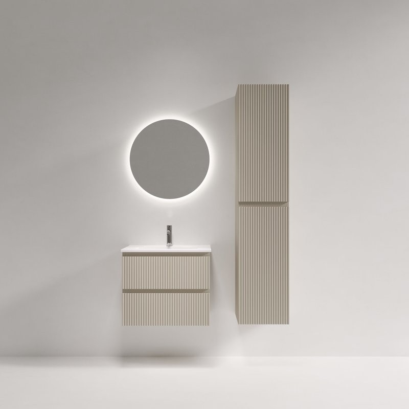 Тумба для ванной подвесная Snob R 590х390х500, Beige Soft, SNR60/39CE