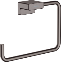 Полотенцедержатель Hansgrohe AddStoris 41754340 шлифованный черный хром