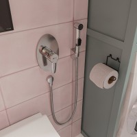 Гигиенический душ Lemark Atlantiss LM3219C со смесителем, С ВНУТРЕННЕЙ ЧАСТЬЮ