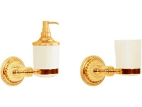 Набор Дозатор Boheme Hermitage Gold + Стакан Набор Дозатор Boheme Hermitage Gold + Стакан