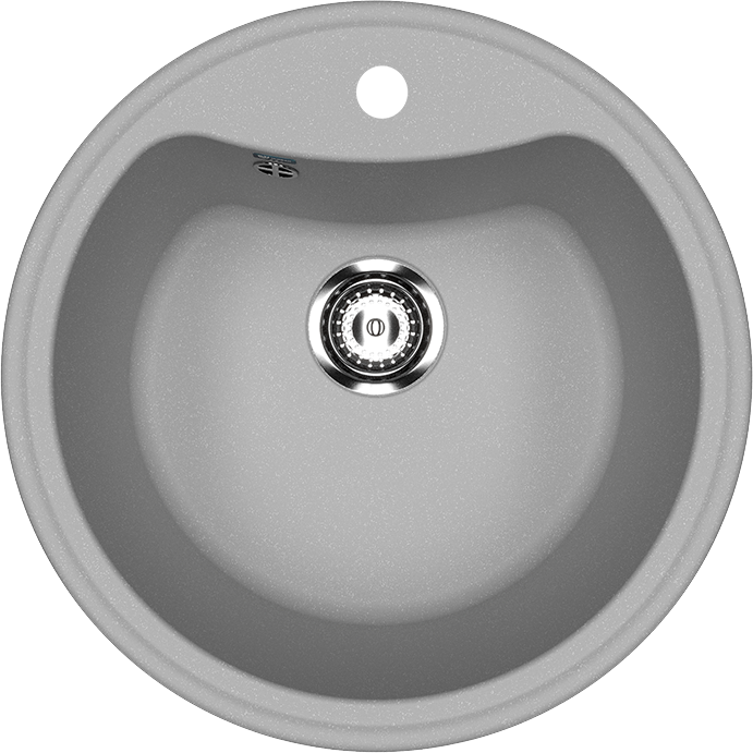 Мойка кухонная Ulgran U-601 342 графит + дозатор U-01 графит