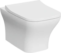 Унитаз подвесной VitrA Zentrum Square 7484B003-0075 безободковый, с микролифтом