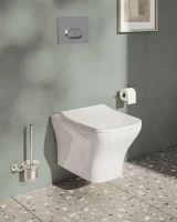 Унитаз подвесной VitrA Zentrum Square 7484B003-0075 безободковый, с микролифтом