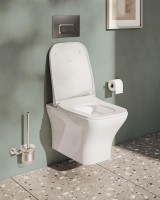 Унитаз подвесной VitrA Zentrum Square 7484B003-0075 безободковый, с микролифтом