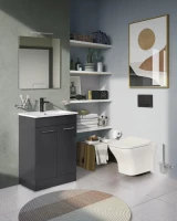 Унитаз подвесной VitrA Zentrum Square 7484B003-0075 безободковый, с микролифтом