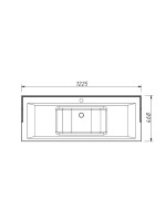 Мебель для ванной комнаты Caprigo Wales Смальти 120 шоколад