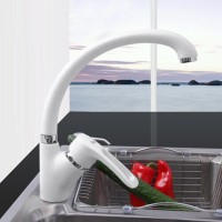 Смеситель для кухни Frap H66 F4166-8 белый