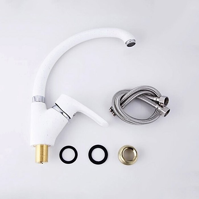 Смеситель для кухни Frap H66 F4166-8 белый