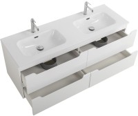 Тумба с раковиной BelBagno Etna 120 для двоих, bianco lucido