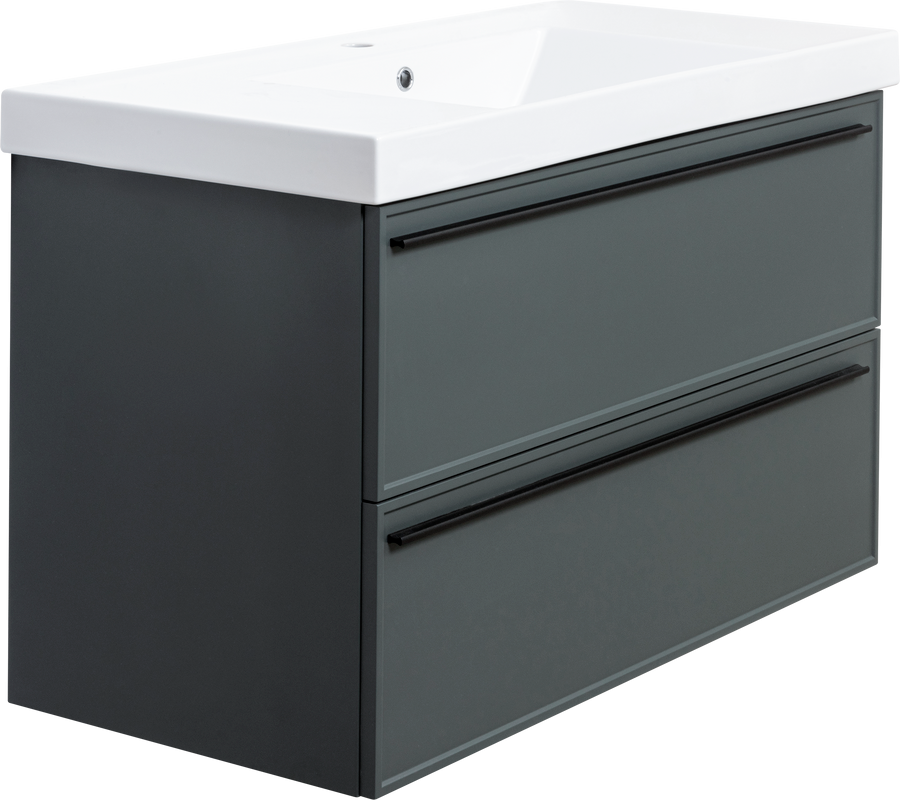 Мебель для ванной комнаты La Fenice Elba Twin 100 серая